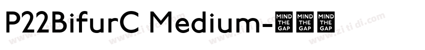 P22BifurC Medium字体转换 P22BifurC Medium字体转换